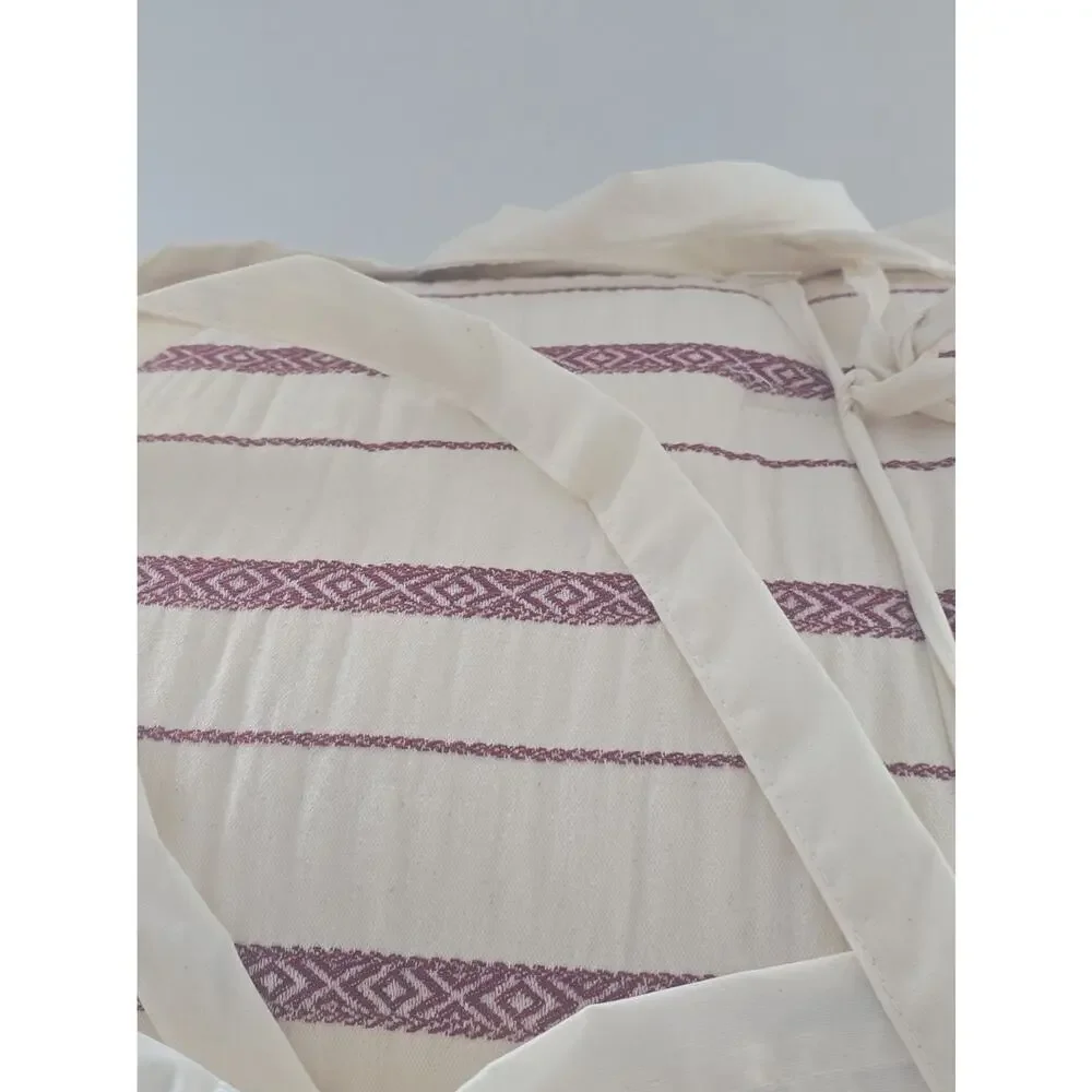 Heritage Threads 4-Piece King Coverlet Set with Comforter Beige with Red strip